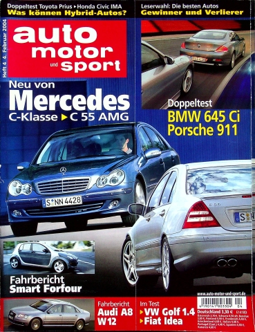 Deckblatt Auto Motor und Sport (04/2004)